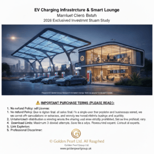 Premium EV Charging Hub and Smart Lounge Business Plan 2026 by Golden Pearl Group